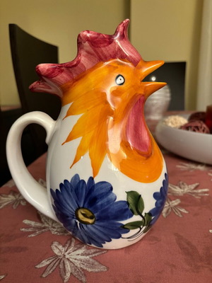 Antique jug like new, vintage, 22 cm height