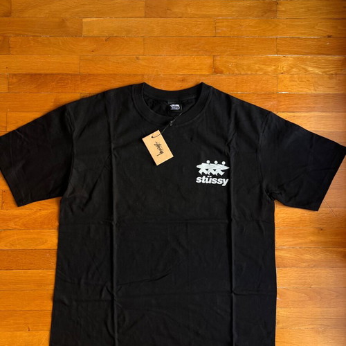 Stussy Surf man Tee new, size M-L, black