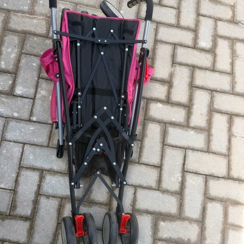 Kiddo baby stroller used, pink color