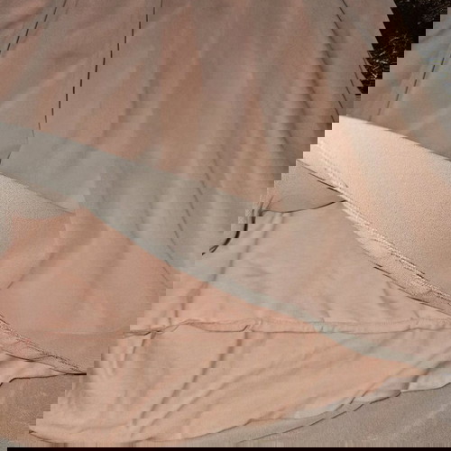 Φόρεμα νούμερο 16 ροζ σαν καινούργιο, αέρινο με φόδρα και ανοικτή πλάτη