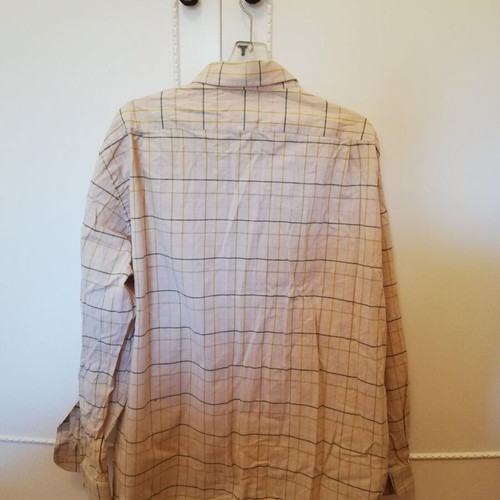 Plaid shirt Enrico Coveri like new, size XL, beige multicolor