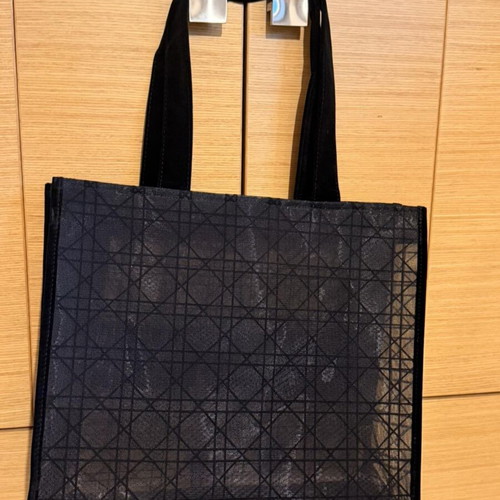 Dior Beauty toiletry bag new, black with Cannage mesh