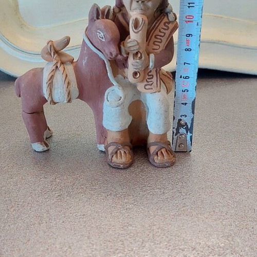 Handmade decorative clay figurine