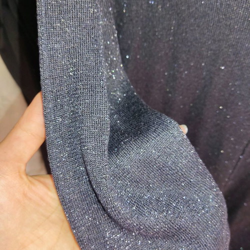 Viscose dress used, gray, loose fit with 3/4 sleeve