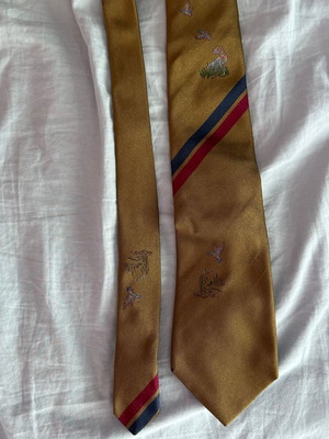 DAKS DO London tie used, handmade 100% silk