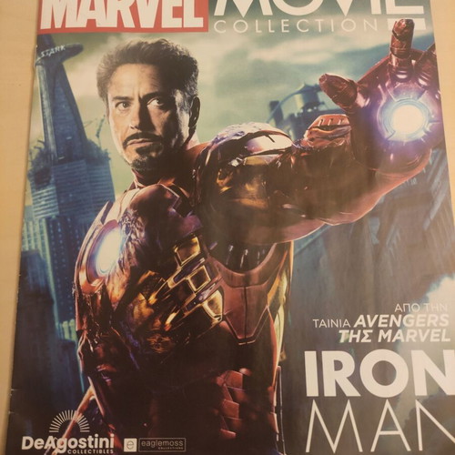 Ironman Marvel collectible figure like new with magazine