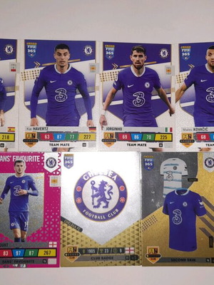 Κάρτες Chelsea FIFA 365 Andrenalyn 2023 μεταχειρισμένες, πακέτο 11