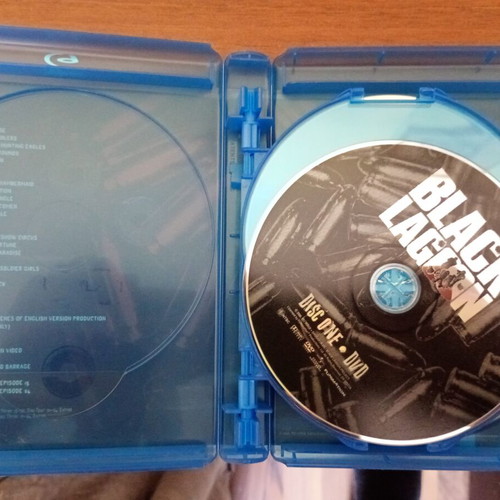 Black Lagoon Blu-ray and DVD combo pack like new with bonus extras