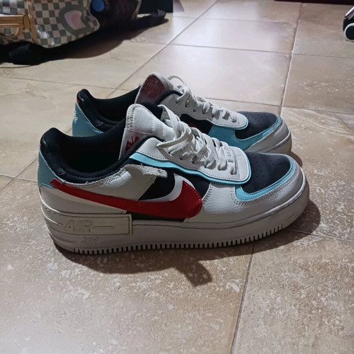 Nike Shadow athletic shoes used, size 43, black and white