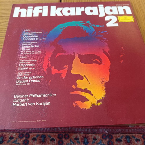 Hifi Karajan 2 vinyl record used, classical music