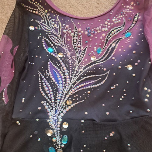 Leotard new, very shiny for height 125-130