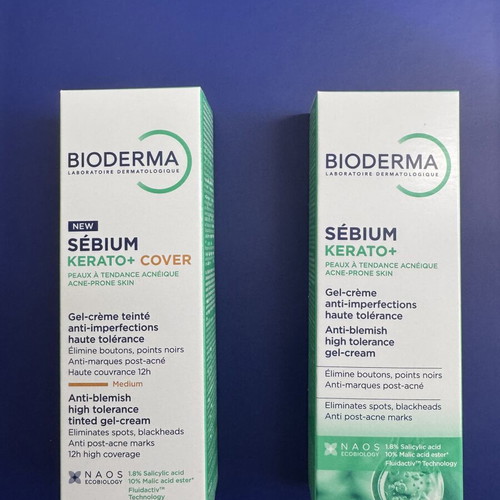 Bioderma Sébium Kérato+ Cover skincare set new