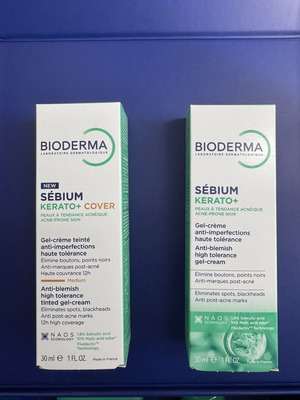 Bioderma Sébium Kérato+ Cover skincare set new