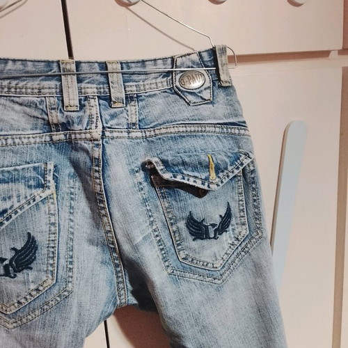 Jeans like new, slim fit, blue