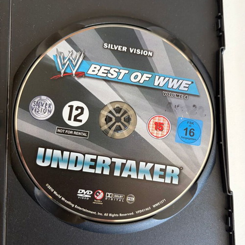 WWE Best Of WWE Vol.4 Undertaker 2010 Silver Vision DVD used, good condition