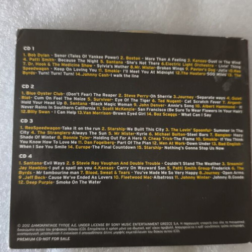 The Classic Rock Collection 4CD like new