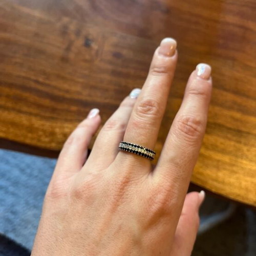 Steel wedding ring new, size 7, circumference 54.4 mm