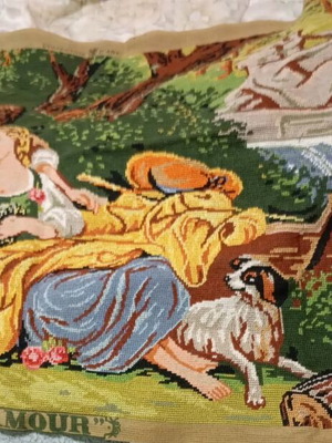 Embroidery painting L'Amour new, size 110x69