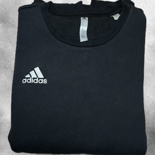 Adidas Essential Black Crewneck Sweatshirt size L like new