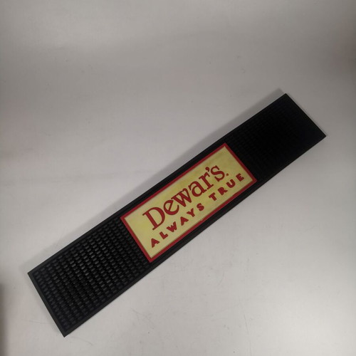 Dewar’s bar mat used, authentic, non-slip rubber