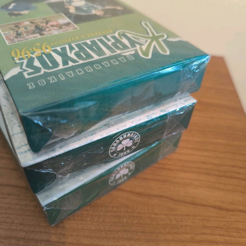 Panathinaikos collectible video cassettes new, pack of 3, sealed