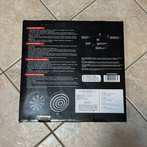 Professional dartboard with darts new