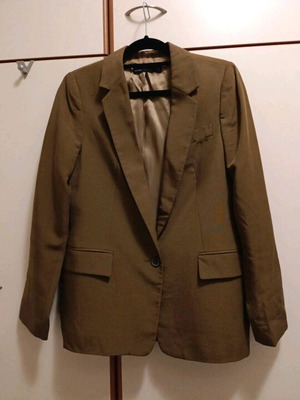 Zara women's jacket like new, khaki, size L