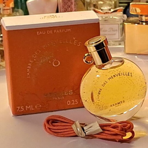 Hermès L'Ambre des Merveilles and 24 Faubourg vintage perfume miniatures set