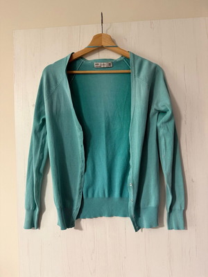 Zara cardigan used, size M, green and turquoise
