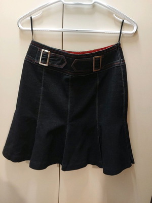 Jeans skirt in A-line shape like new, size S 36