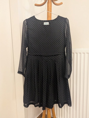 Compañía Fantástica Polka Dot Mini Dress like new, black and white