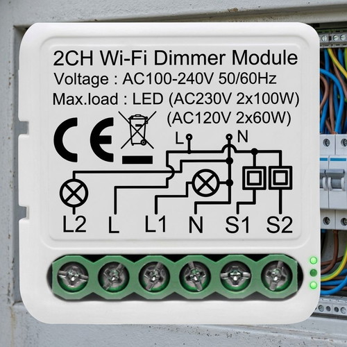 Geyer GS-D2CH WiFi Dimmer 2 Channels Smart Home Module