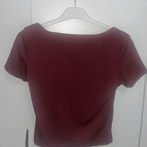 Shein Burgundy T-shirt Size S New