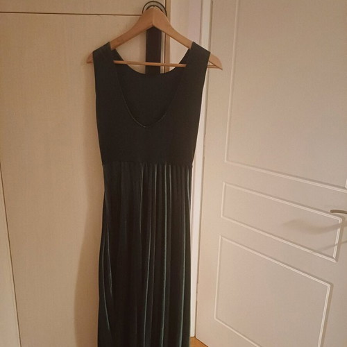 Maxi velvet dresses like new, set of 2, green