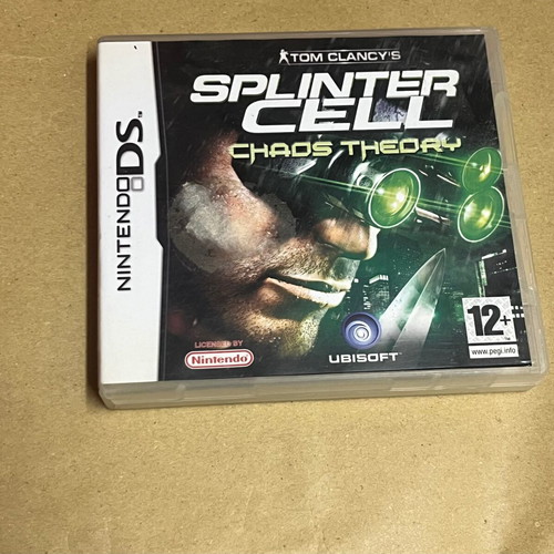 Splinter Cell Chaos Theory Nintendo DS game