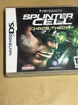 Splinter Cell Chaos Theory Nintendo DS game