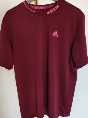 Adidas Running T-shirt new, red, size M