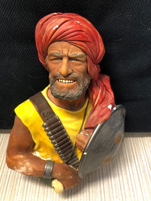 Bossons Pathan Chalkware Pirate Figure 1967 Vintage