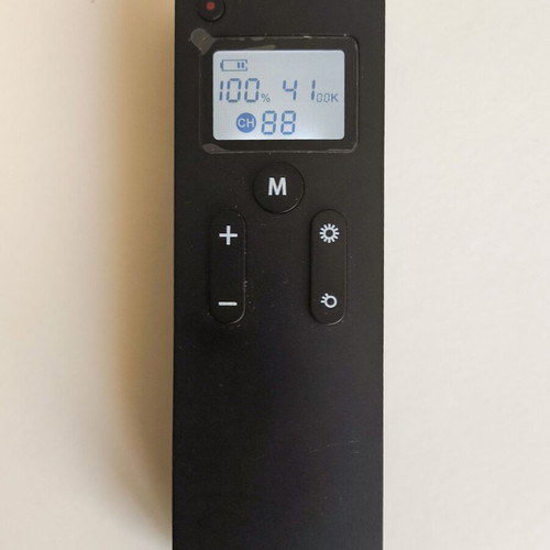 Neewer RT-100 PRO wireless remote control used for LED lights