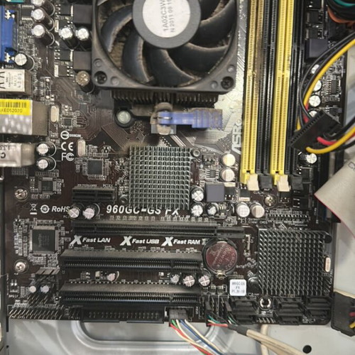 Computer non-working used for parts AMD Athlon II 4GB RAM