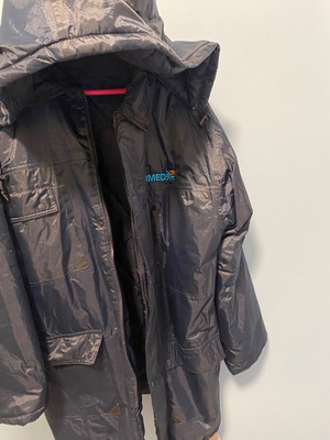 Waterproof work jacket used with detachable hood XL