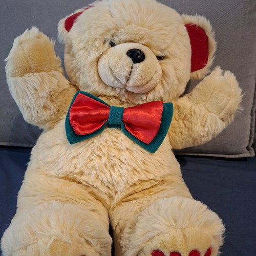 Large teddy bear like new, soft with nice texture