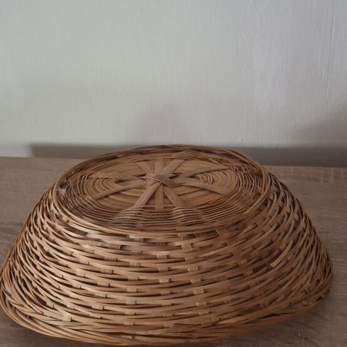 Handmade wicker basket for storage and decoration