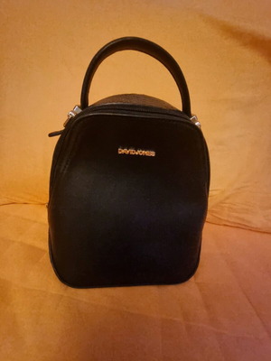 David Jones backpack like new, black, small capacity