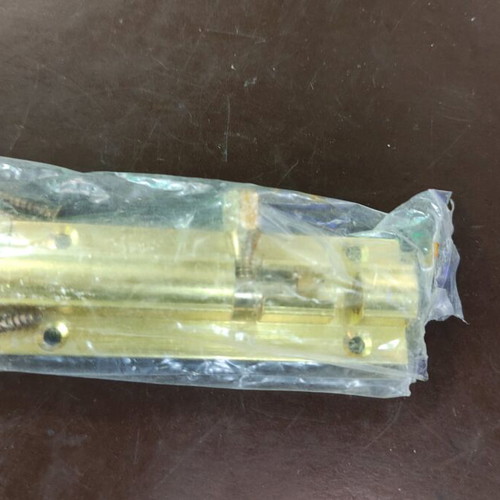 Door bolt 100mm gold new