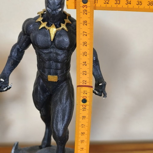 Black Panther Marvel collectible figure 31cm hand-painted 3D printed