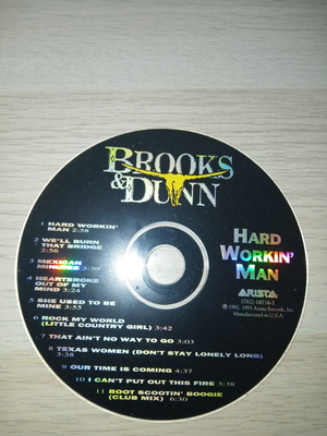 Brooks and Dunn Hard Working Man CD used, country