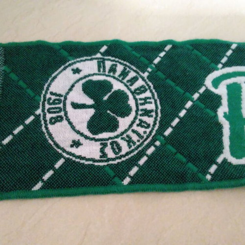 Panathinaikos 100 Years Anniversary Scarf like new, authentic