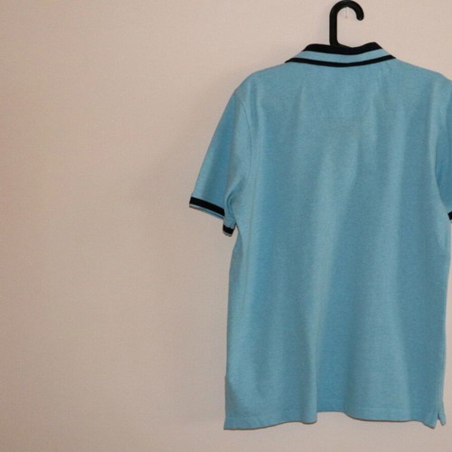 Fynch-Hatton men's polo shirt M, turquoise, modern fit