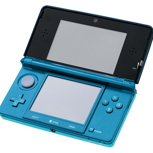 Nintendo 3DS console blue used